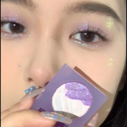 Pink Diamond Highlight Palette Glitter Mashed Potatoes Highlighter Makeup Gel Face and Body Brighten Natural Contour Shadow