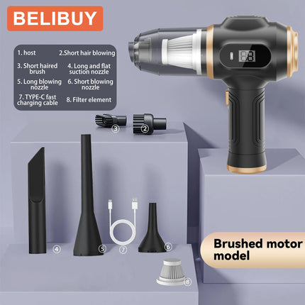 BELIBUY Home Appliance Vacuum Cleaner USB Charging High Power Strong Suction Carpet Cleaner Machine Vacuum Cleaner For Car