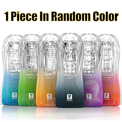 GALAKU Male Masturbator Soft Pussy Sex Toys Transparent Vagina Adult Endurance Exercise Sex Products Vacuum Pocket Cup For Men