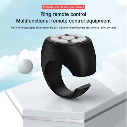 Wireless Remote Controller Ring Portable Comfortable To Wear Fingertip Selfie Video Controller Stable Signal Transmission