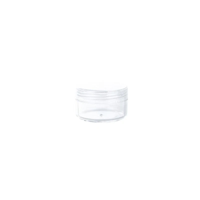 50pcs 5g 10g 15g 20g Mini Empty Clear Cosmetic Jars Refillable Travel Size for Eyeshadow Lip Gloss Cream Lotion Makeup Storage
