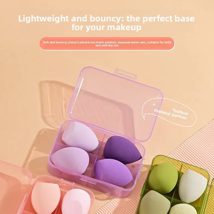 Magic Foundation Makeup Brush Set Soft Beauty Blender Gourd Shaped Makeup Sponge Loose Powder Brush Cosmetic Tools Kit