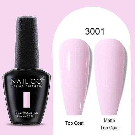 NAILCO Winter Series Color Gel Nail Polish 15ML Semi Permanent Soak Off Gel Varnishes Super Texture Gorgeous Nail Manicure Art