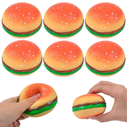 1PC TPR Stress Relief Toys Release Decompression Squeezing Simulation Coke French fries Hamburgers Slow Rebound Birthday Gift