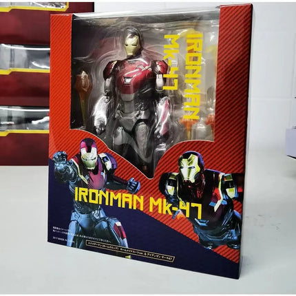 Marvel Iron Man MK50 SHFiguarts Marvel legend Nano Metal KAIYODO YAMAGUCHI Tony Stark Action Figure Model Toys Collection Gift