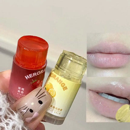 Moisturizing Lip Balm Natural Plant Hydrating Soothing Anti Dryness Anti Crack Multi Fruity Jelly Fresh Daily Lip Care