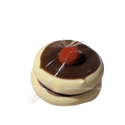 Taba Squishy Strawberry Blueberry Soufflé Stress Relief Toy Sensory Fidget Toys for Kids Adults Anxiety Relaxation, Squeeze Gift