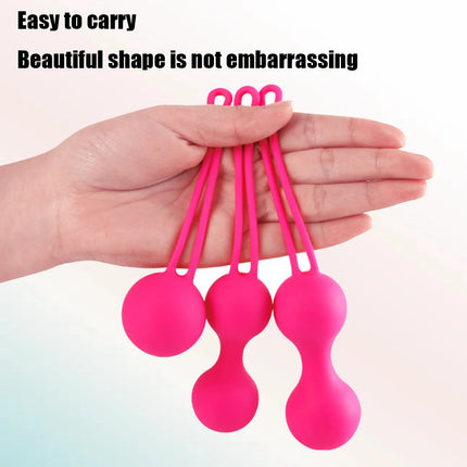 3pcs Vaginal Exercise Kegel Female Sex Toys Dumbbell Tightening Sex Vaginal Shrinking Ball Products Adult Massager