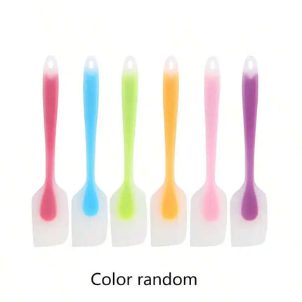 1/2/3/4/6pcs,Mini Silicone Spatula, High Temperature Resistant Cream Spatula, Mixing And Baking Tools, Kitchen Utensils
