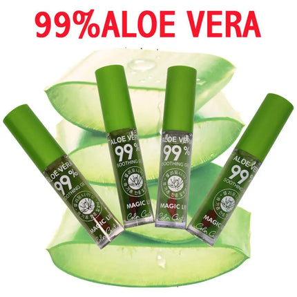 Aloe Vera Lip Balm - Temperature Activated Color Change | Hydrating Plant-Based Formula | Jelly Gloss