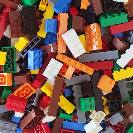 125/250g Building Blocks Bulk Set City Classic Bricks Colorful Assembly DIY Creative Holiday Gifts Educational Interactive Toys
