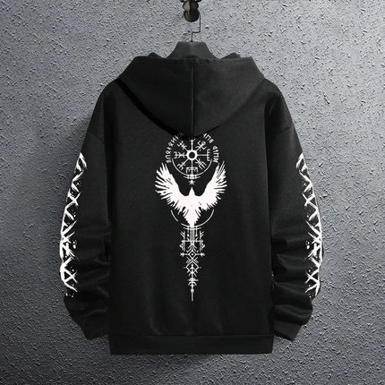 2025 Brand New Black Sweatshirts Autumn Winter Male Daily Casual Sporty Jogging Hoodie Men's Outwear Fashion Pullover