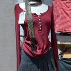 Burgundy-regular / One Size