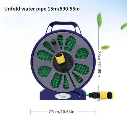 Garden hose with quick-connect system,conforming to European and American standard threads,suitable for RV and garden irrigation