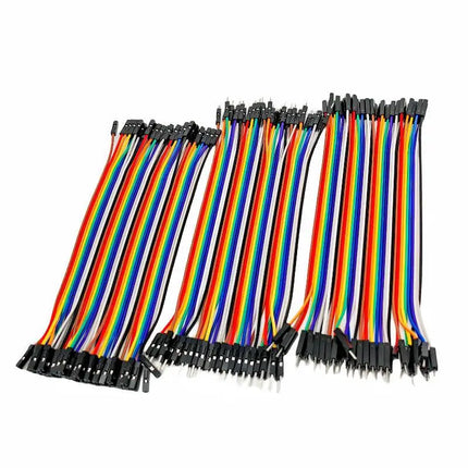 40-120pcs Dupont Line 10CM 20CM 30CM 40Pin Male to Male + Male to Female Female to Female Jumper Wire Dupont Cable for  DIY KIT