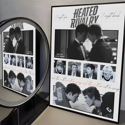 Movie H-heated Rivalry Poster Trendy And Easy-to-Apply Wall Art Stickers For Home Decor And Dorm Room Walls
