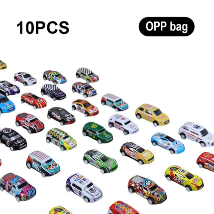 10-50Pcs Alloy Diecast Car Mini Cars Model Se tToys for Boys Sliding Inertia Pull Back Vehicle Toy Birthday Gift for Kid Toddler