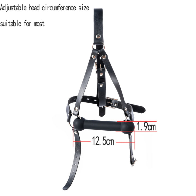 Adult Breathable Mouth Gag Adjustable Harness Strap Silicone Bone Mouth Gag Flirting Tongue Fixed Gag BDSM Games Sex Toy Bondage