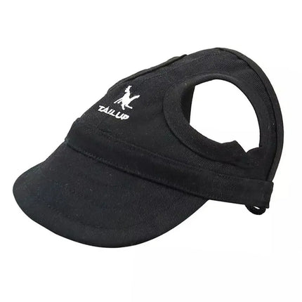 Fashion Ear Holes Pet Baseball Hat Cat Dog Outdoor Pet Visor Hat Adjustable Pet Sun Cap