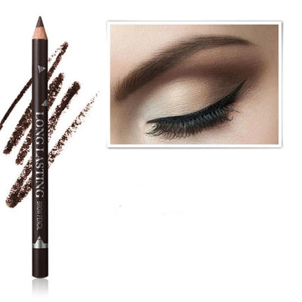 12 Pcs/Set Waterproof Eye Brow Pencil Precise Brow Definer Black Blonde Brown Eyebrow Pen Long Lasting Makeup 3 Colors Cosmetic