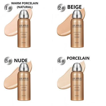 Portable Waterproof Sweat Proof Foundation Spray Fine Powder Concealer Long Lasting Brightening Makeup Gift for Valentine's Day