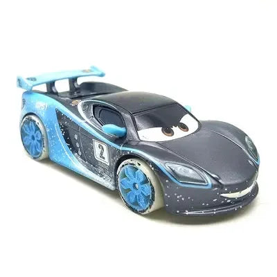 1:55 Pixar Cars Snowflake Edition Longge Rally Cars Holley Alloy Die-Casting Toys Cars Model Kids Toys Christmas Gift