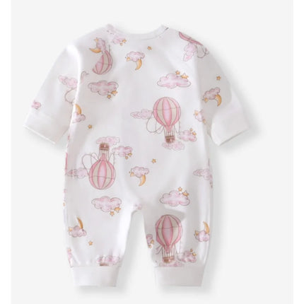 Spring Autumn Newborn Baby Boy Girl Romper 100% Pure Cotton Soft Cartoon Bodysuit 1-12 Months