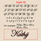 Font 19 / Silver