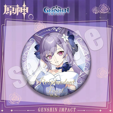 Genshin Impact Anime Merch Pendant Dadalia Qingqing Diluc Sano Yae Shenzi Badge Fans Collectible Accessories for Backpack Hoodie