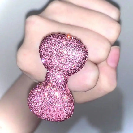Y2k Millennial Super Flash Visual Series Kitty Pink Bow Adjustable Opening Rings for Women Finger Charms Jewelry Accessory Gifts