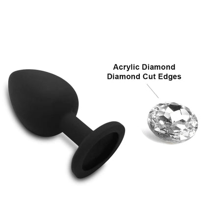 Soft Silicone Anal Toy Butt Plug Anal Plug Unisex Sex Stopper Adult Toys for Men/Women Anal Trainer for Couples Sex Products 18+