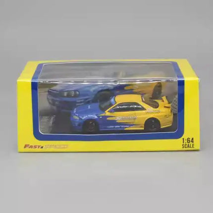 Fast Speed 1:64 Skyline Z-tune R34 Alloy Car Model