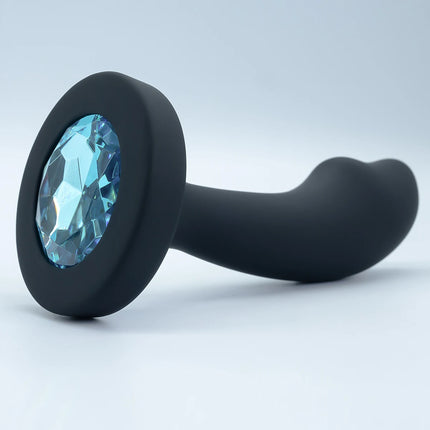 Unisex Silicone Anal Plug 3 Sizes with Crystal Base Safe Design for Women And Men Adult Sex Toy Dildo