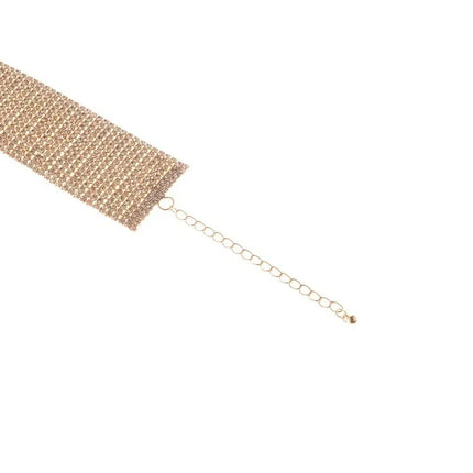 1 Pcs Sexy Wide Anklets Fully Diamond Foot Chain Nightclub Jewelry Dance Summer Beach Barefoot Chain Jewelry for Women