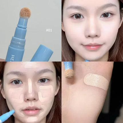 Full Cover Concealer Cover Stick Conceal Spot Blemish Cream Foundation Air Cushion Concealer Waterproof Face Contouring Makeup