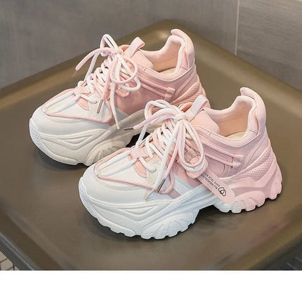 Women's Shoes Casual Shoes Spring Sneakers Platform Woman-shoes Tennis Female Fashion Thick Sole 2024 Roses Trainers Increased I
