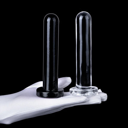Clear TPE Anal Plug 24cm Small Dildos ButtPlug Pulling Beads Round Tube Masturbation Posterior Dilation Adult Sex Toys For Men
