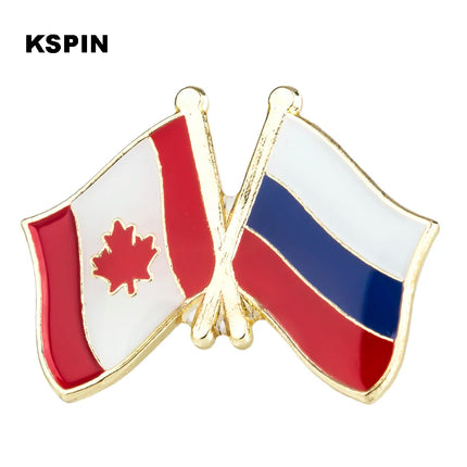 Russia Flag Laple Pin Badge Brooch