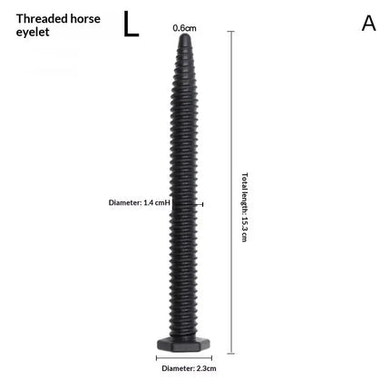 Urethral Toys For Men Nail & Screw Silicone Penis Plug Sounding Urethral Inserts Urethral Dilation Catheter Urethral Probe