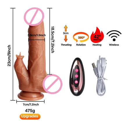 S M L Soft Realistic Anal Big Dildo Double Silicone Suction Cup Glans Penis Sex Toys for Men Women Gay Masturbation Orgasm Cock