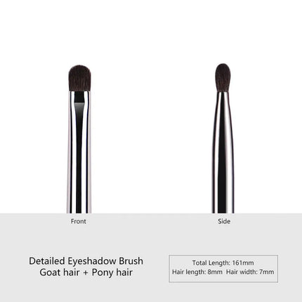 1pc High end Animal Hair Detail Eyeshadow Makeup brushes Highlight Make up brushes Eye Shadow Conceal Ebony Handle pencil beauty