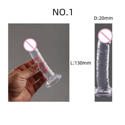 Dildo Jelly Oversized Sex Toy For Women Artificial Female Anus Dildos Gay Masturbation G-spot Orgasm Simulated Penis Erotic Shop