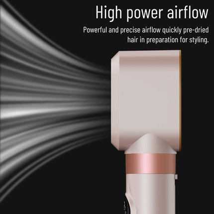 Premium 6 In 1 Hair Styler Professional High Power Hair Dryer Hot Air Brush Curling Barrel Multi Functional Hair Styling Tool