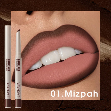 1pc Matte lip liner pen, long-lasting water and sweat resistant, twisted design - easy to apply, suitable for all skin types