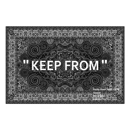 VIKAMA Fashion Carpet Bedroom Living Room Trend Personality Creative Boys Apartment Shoe Wall Bedside Dirt-Resistant Mat Home Decor