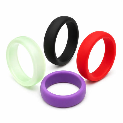 Silicone Penis Ring Cock Ring Erection Ring Delay Ejaculation Fixed Stamina Enhancer Sex Toys Adult Male Couples Long Lasting