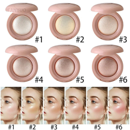 Highgloss Makeup Highlighter Smooth Mashed Potato Texture Highlight Pearlescent Contour Long-lasting Waterproof Body Highlight