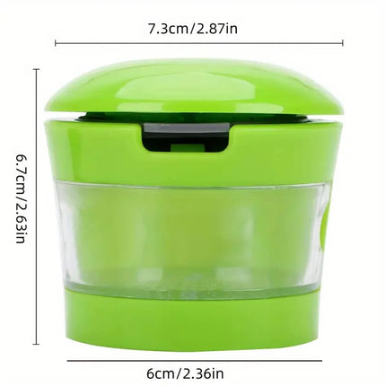 Multi-functional Stainless Steel Garlic Press Easy Manual Portable Vegetable Cutter Kitchen Gadget Tool For Home Cooking BBQ