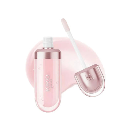Original Kiko 3D Mirror Lip Glaze Waterproof Non Fading and Non Stick Cup Gentle Bean Paste Color Fine Shiny Point Charm Red