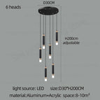 6 heads / Neutral light